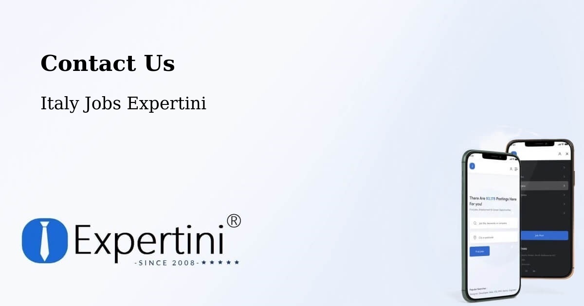Contact Expertini – Veglie - Italy Jobs Expertini