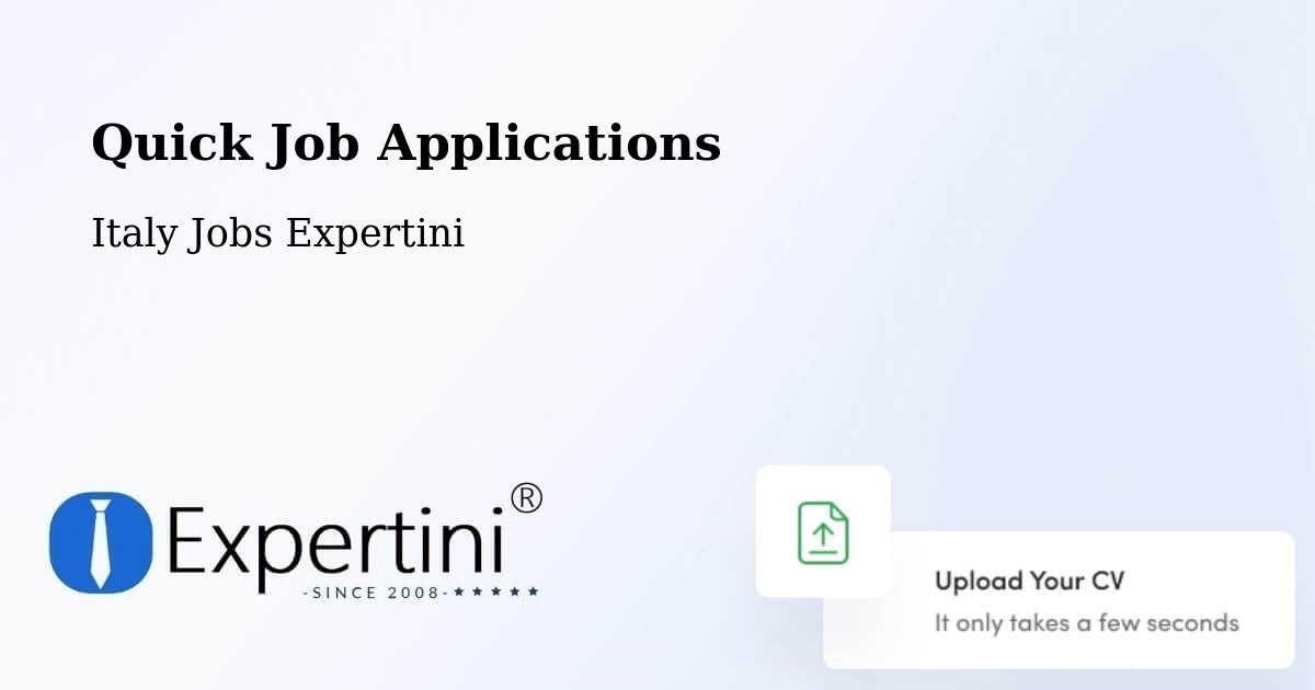 Quick Apply Feature – Veglie - Italy Jobs Expertini